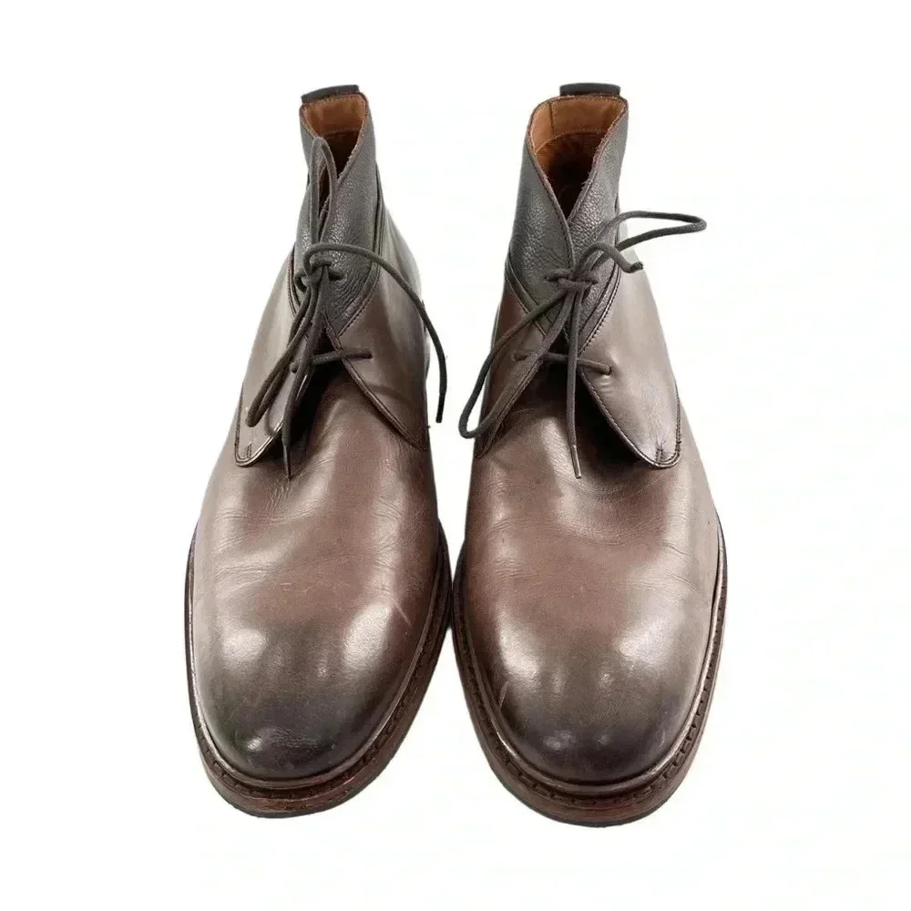 Cole haan mens chukka boots size 13 brown leather